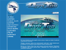 Tablet Screenshot of dive-top.com
